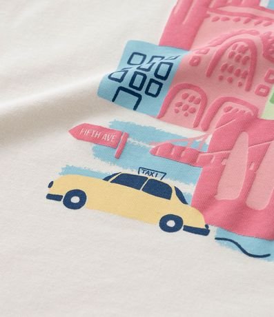 Blusa Infantil Oversized con Estampa New York - Talle 5 a 14 años 5