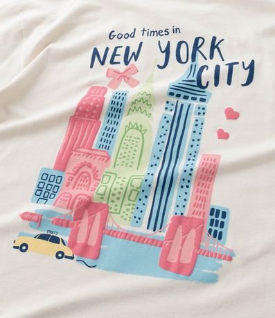Blusa Infantil Oversized con Estampa New York - Talle 5 a 14 años 7