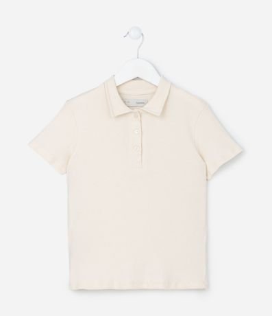 Remera Infantil en Rib con Cuello Polo - Talle 5 a 14 años 2