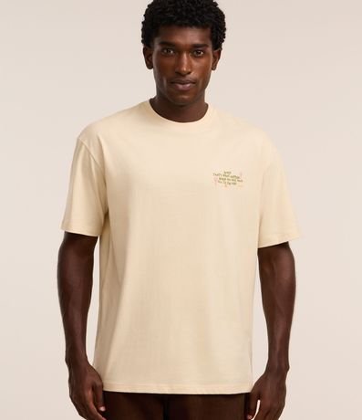 Remera Relaxed en Algodón con Estampa de Caballo "Oops my boots"