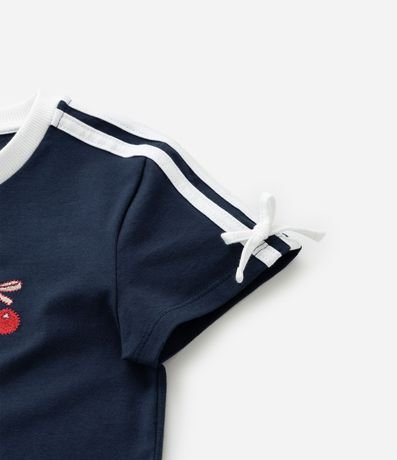 Blusa Infantil con Lacitos y Bordado Cereza - Talle 5 a 14 años 5