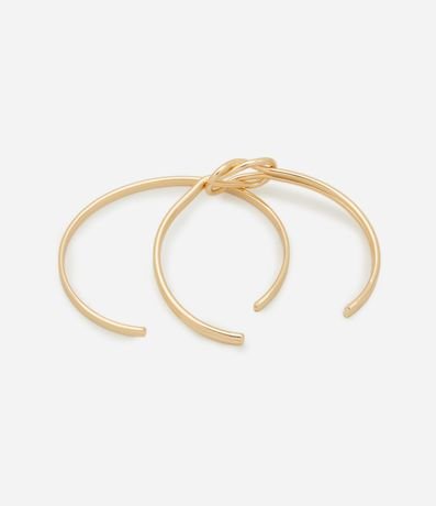 Kit 02 Brazaletes Rígidos Abiertos 2