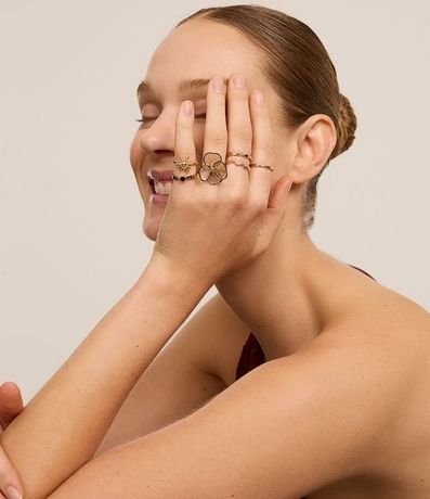 Kit 06 anillos con Diversas Formas