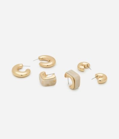 Kit 03 Caravanas Argollas con Formas Diversas 2