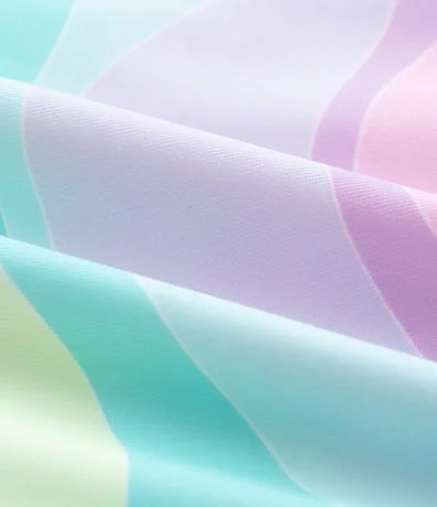 Salida de Playa Infantil en Microfibra con Estampa de Ondas - Talle 5 a 16 años 3