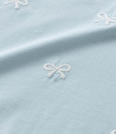 Blusa Cropped Infantil con Bordado Lazos - Talle 5 a 14 años 4