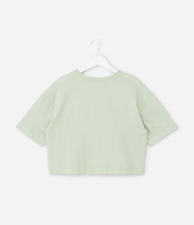 Remera Corta Infantil con Estampa Mariposa - Talle 5 a 14 años 2