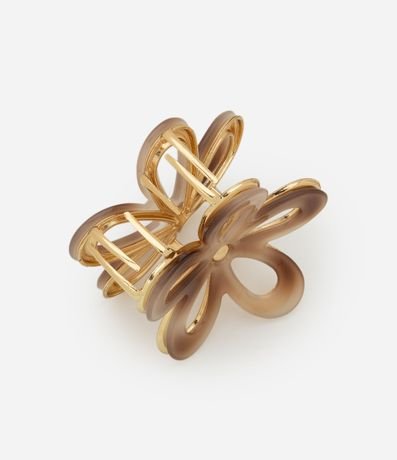 Pinza para el Pelo en Resina con Forma de Flor 2