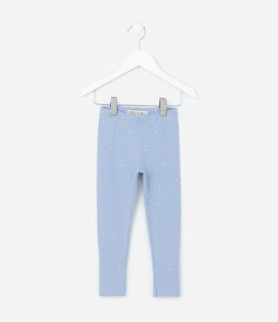 Pantalón Legging Infantil en Cotton con Purpurina - Talle 1 a 5 años 2