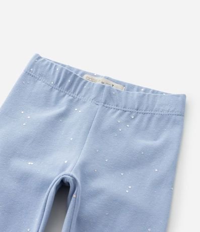 Pantalón Legging Infantil en Cotton con Purpurina - Talle 1 a 5 años 5