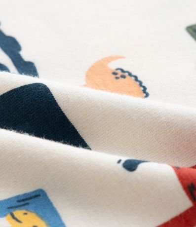 Enterito Infantil con Estampa Carritos - Talle 0 a 18 meses 4