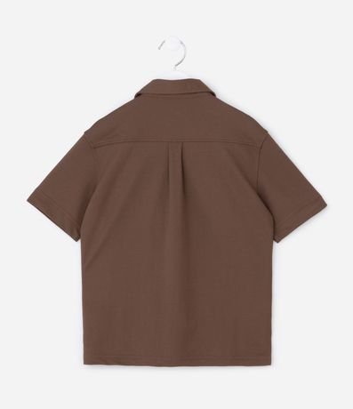 Camisa Infantil en Viscosa con Textura - Talle 5 a 14 años 2