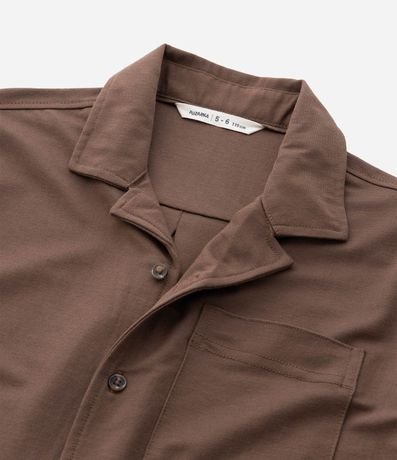 Camisa Infantil en Viscosa con Textura - Talle 5 a 14 años 5