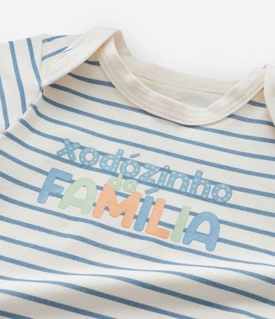 Body Infantil con Lettering Xodózinho da Família - Talle RN a 18 meses 8