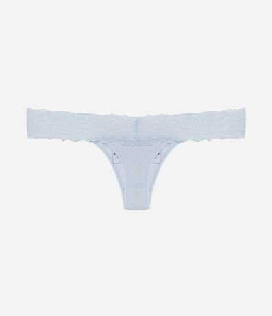 Bombacha Bikini Hilo Seamless Texturizada con Cintura de Encaje 5