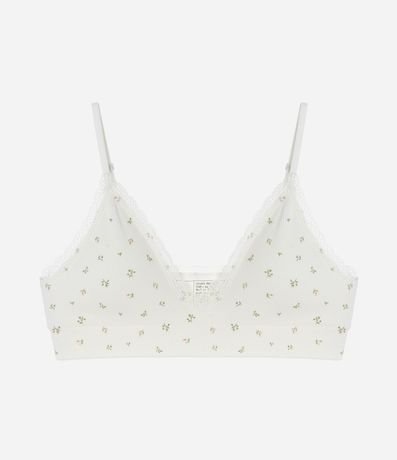 Soutien Top Seamless Texturizado con Estampa Floral 4