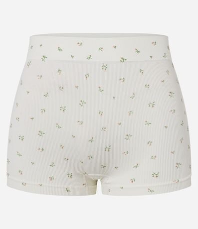 Bombacha Boyshort Seamless Texturizada con Estampa Floral 5