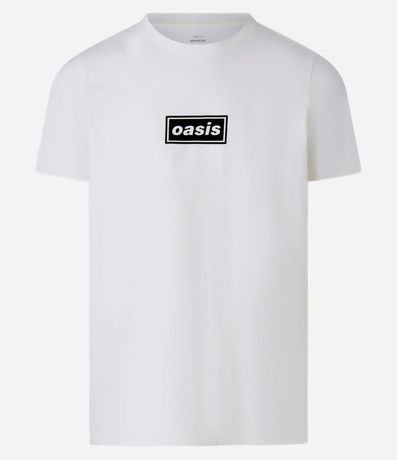 Remera Muscle en Algodón con Estampa Lettering Oasis 4