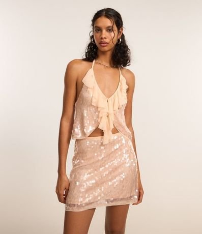 Minifalda en Lentejuela Espejo 2