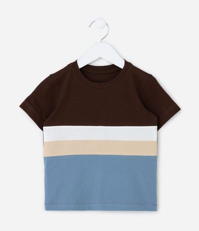 Remera Infantil con Bloques de Color - Talle 1 a 6 años 2