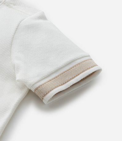 Remera Infantil Texturizada con Viés Contrastantes - Talle 1 a 6 años 4