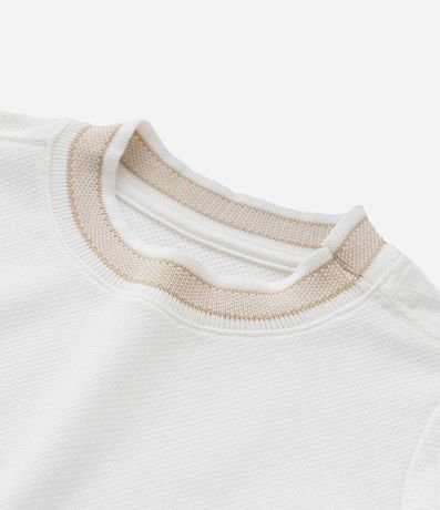 Remera Infantil Texturizada con Viés Contrastantes - Talle 1 a 6 años 5
