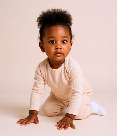 Conjunto Infantil en Rib Básico - Talle RN a 18 meses 1