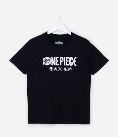 Remera Infantil con Estampa One Piece - Talle 5 a 14 años