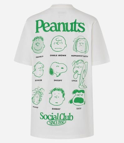 Remera Alargada en Algodón con Estampa Frente y Espalda Peanuts 6