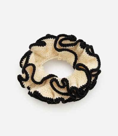 Scrunchie en Ganchillo Liso