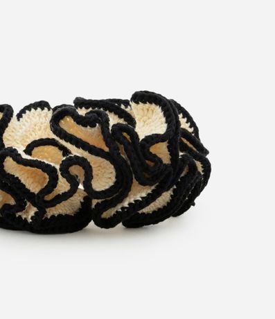 Scrunchie en Ganchillo Liso 2