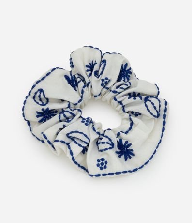 Scrunchie con Bordados de Búzios