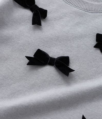 Saco Infantil con Lacitos de Terciopelo Aplicados - Talle 1 a 6 años 4