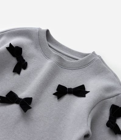 Saco Infantil con Lacitos de Terciopelo Aplicados - Talle 1 a 6 años 7