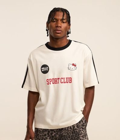 Remera Boxy en Algodón Hello Kitty Sport Club