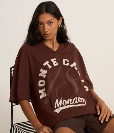 Remera en Algodón con Estampa Monte Carlo 4