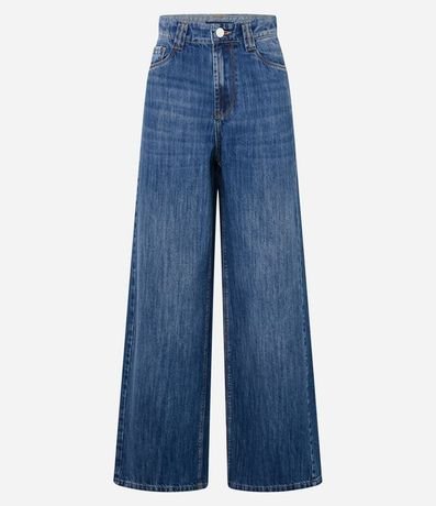 Pantalón Wide Leg en Jeans con Cintura Sastre 5