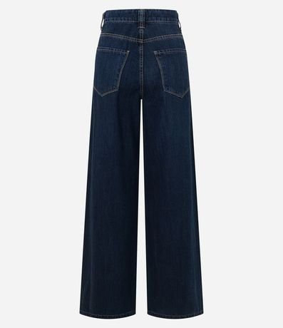 Pantalón Wide Leg en Jeans con Cintura Sastre 7