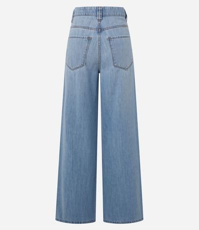Pantalón Wide Leg en Jeans con Cintura Sastre 6