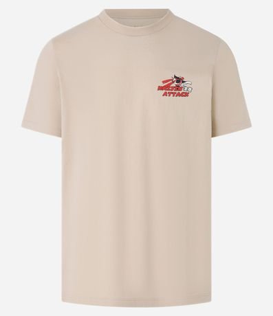 Remera Regular en Algodón con Estampa Estilo Anime 7