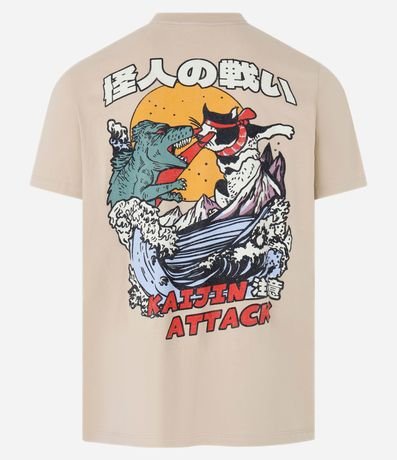 Remera Regular en Algodón con Estampa Estilo Anime 8