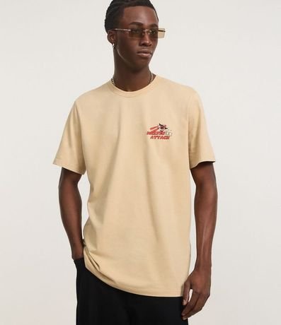 Remera Regular en Algodón con Estampa Estilo Anime 6