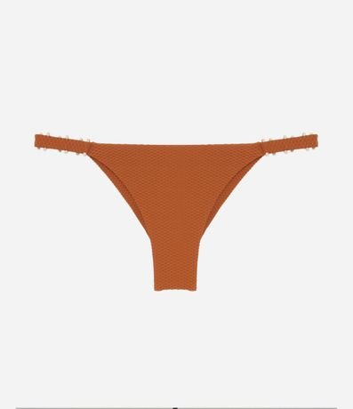 Bikini Bombacha Colaless en Microfibra Texturizada con Aplicación de Adornos 5