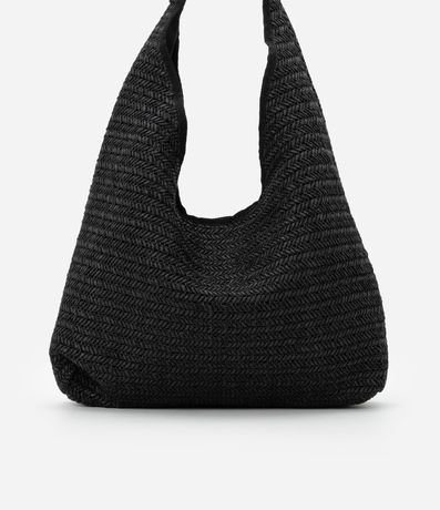 Bolsa de Playa Saco en Paja con Asa de Metal 3