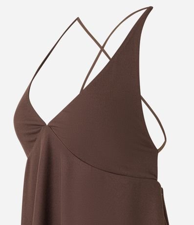 Vestido New Midi en Tule con Breteles y Puntas Laterales 8