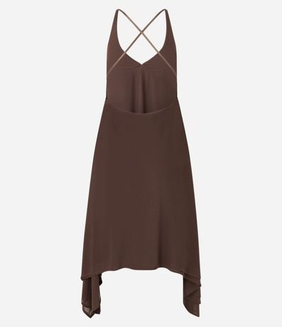 Vestido New Midi en Tule con Breteles y Puntas Laterales 9