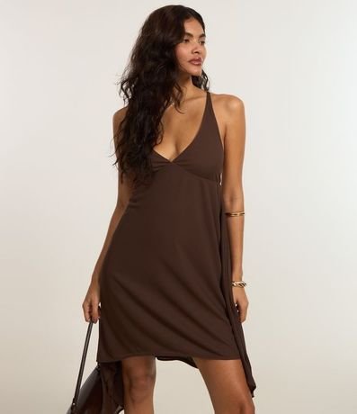 Vestido New Midi en Tule con Breteles y Puntas Laterales 2