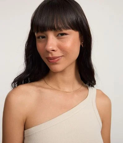 Blusa en Rib con Un Hombro Único y Asa Doble 3