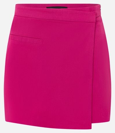 Short Pollera en Bengalina con Superposición Asimétrica 6