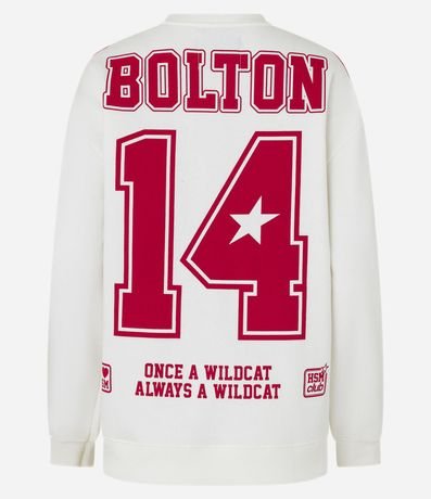 Algodón con Forro Fleece y Estampa East High 3